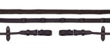 Schockemohle Durasoft Rolled Grip Reins - with buckle