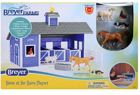 Breyer Farms Home at the Barn Playset