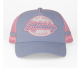 Hitchley & Harrow Trucker Cap - Baby Blue & Bubblegum Pink