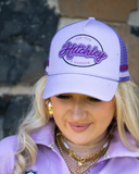 Hitchley & Harrow Trucker Cap - Lilac & Purple