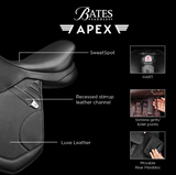 Bates Apex Jump Saddle