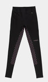Thames Children's Ascot Riding Tights - Pink Hearts
