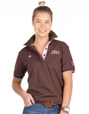 Hitchley & Harrow Loose Fit Polo - EL126 - Espresso
