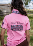Hitchley & Harrow Loose Fit Polo - EL127 - Candy Pink