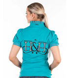 Hitchley & Harrow Fitted Polo - E242 - Turquoise