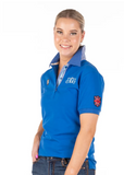Hitchley & Harrow Fitted Polo - E243 - Cobalt Blue
