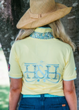 Hitchley & Harrow Loose Fit Polo - EL131 - Lemon