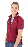 Hitchley & Harrow Loose Fit Polo - EL141 - Burgundy