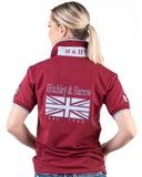 Hitchley & Harrow Loose Fit Polo - EL141 - Burgundy