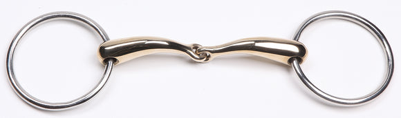 Zilco Curved Gold Jointed Snaffle