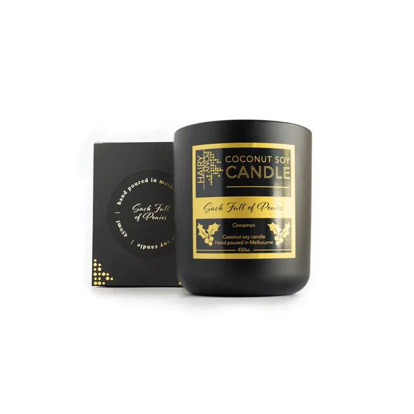 Hairy Pony Limited Edition Christmas Horse Themed Candle: 'Sack Full of Ponies'
