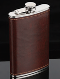 Leather Covered Hip Flask